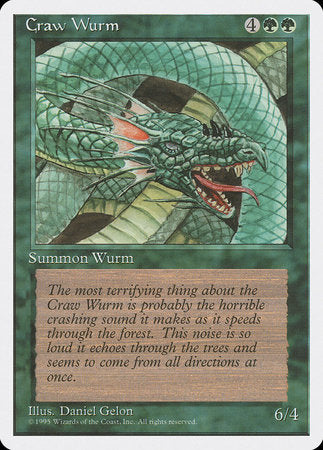 Craw Wurm [Fourth Edition] | Good Games Cannington