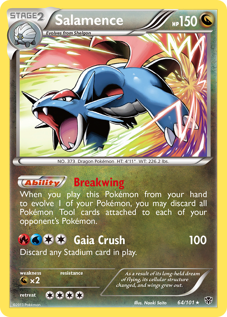 Salamence (64/101) [Black & White: Plasma Blast] | Good Games Cannington