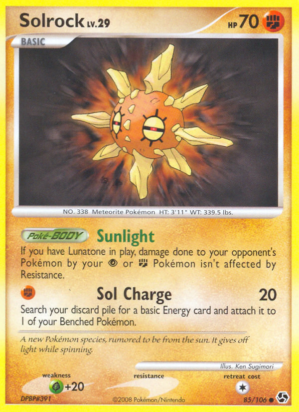 Solrock (85/106) [Diamond & Pearl: Great Encounters] | Good Games Cannington