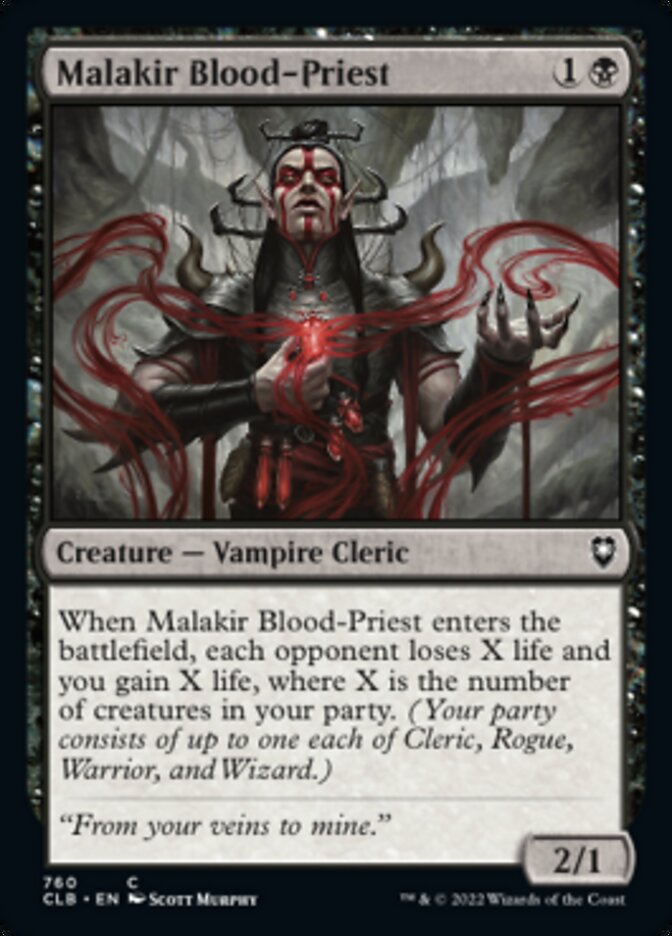 Malakir Blood-Priest [Commander Legends: Battle for Baldur's Gate] | Good Games Cannington
