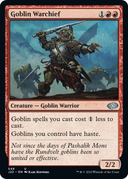 Goblin Warchief [Jumpstart 2022] | Good Games Cannington