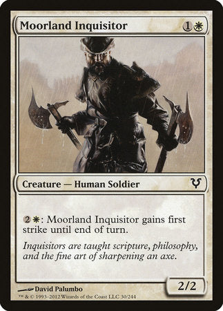 Moorland Inquisitor [Avacyn Restored] | Good Games Cannington