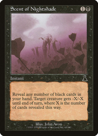 Scent of Nightshade [Urza's Destiny] | Good Games Cannington