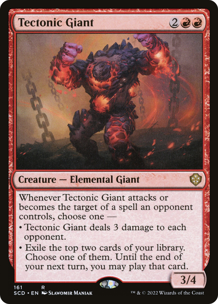 Tectonic Giant [Starter Commander Decks] | Good Games Cannington