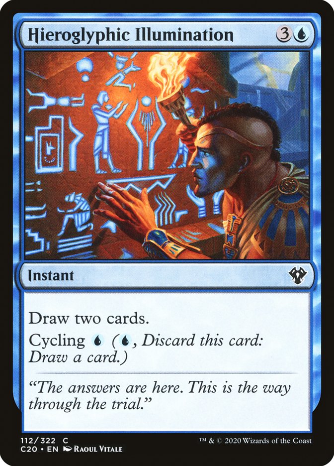 Hieroglyphic Illumination [Commander 2020] | Good Games Cannington