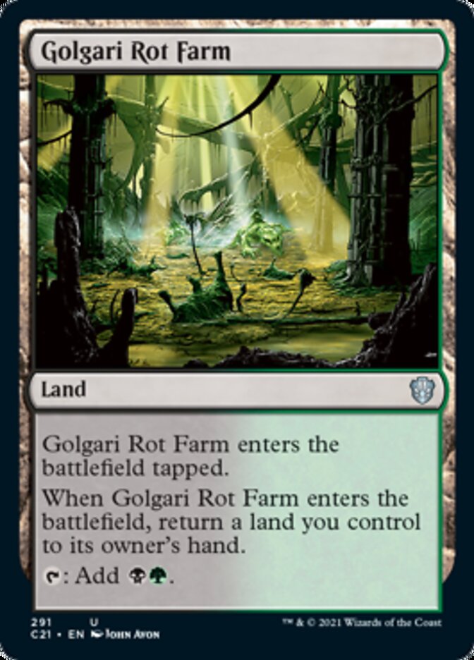 Golgari Rot Farm [Commander 2021] | Good Games Cannington