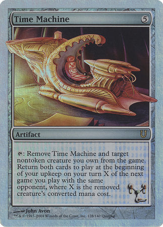 Time Machine (Alternate Foil) [Unhinged] | Good Games Cannington