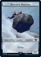 Ballistic Boulder // Food Token (11) Double-Sided Token [The Lord of the Rings: Tales of Middle-Earth Tokens] | Good Games Cannington