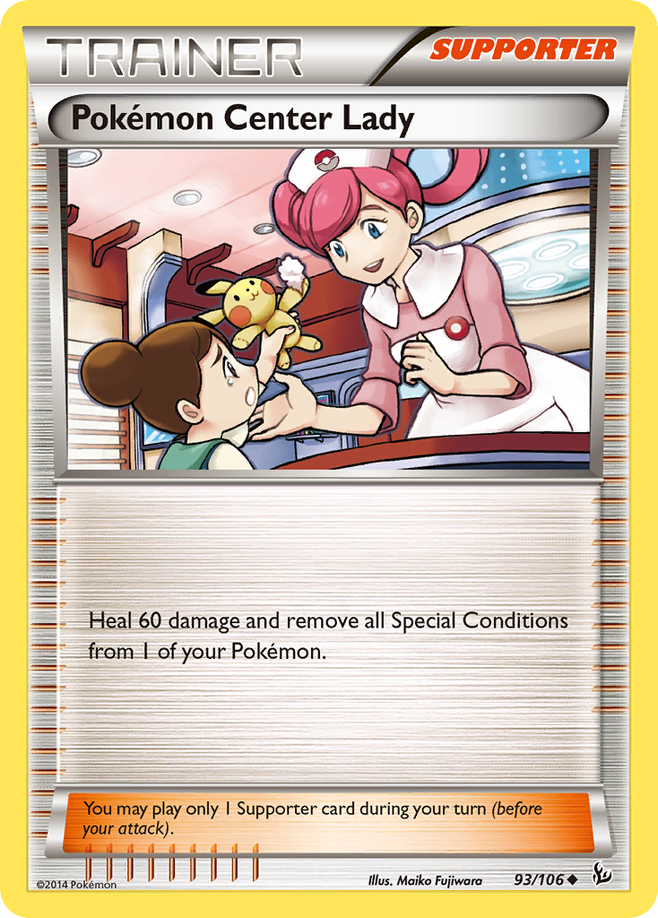 Pokemon Center Lady (93/106) [XY: Flashfire] | Good Games Cannington