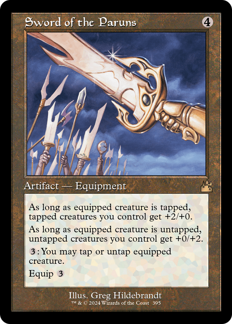 Sword of the Paruns (Retro Frame) [Ravnica Remastered] | Good Games Cannington
