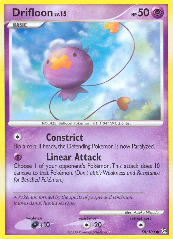 Drifloon (58/100) [Diamond & Pearl: Stormfront] | Good Games Cannington