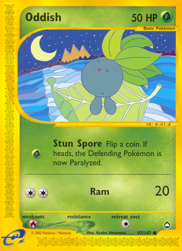 Oddish (97/147) [Aquapolis] | Good Games Cannington