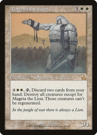 Mageta the Lion [Prophecy] | Good Games Cannington