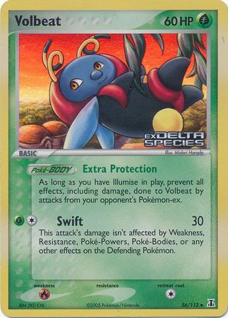Volbeat (56/113) (Stamped) [EX: Delta Species] | Good Games Cannington