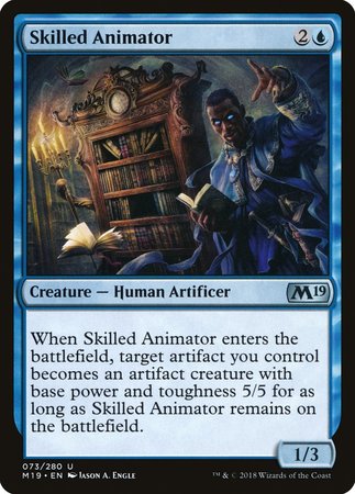 Skilled Animator [Core Set 2019] | Good Games Cannington