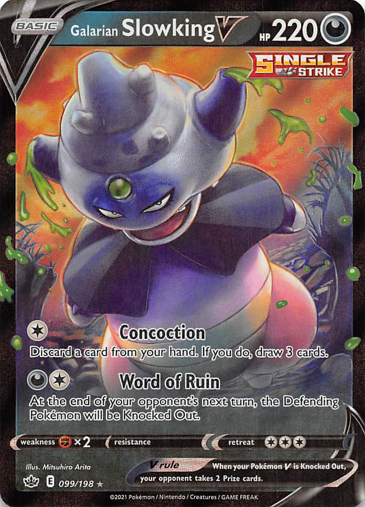 Galarian Slowking V (099/198) [Sword & Shield: Chilling Reign] | Good Games Cannington