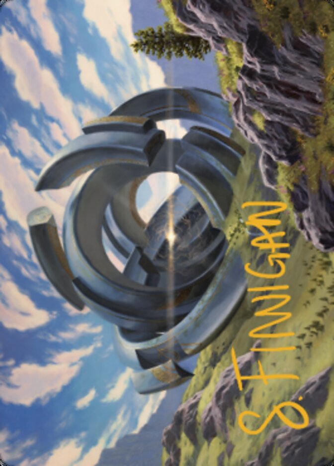 Thran Portal Art Card (Gold-Stamped Signature) [Dominaria United Art Series] | Good Games Cannington