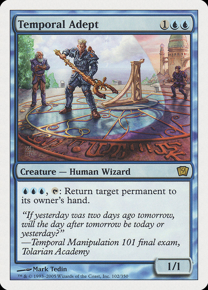 Temporal Adept [Ninth Edition] | Good Games Cannington