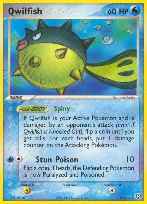 Qwilfish (27/109) [EX: Team Rocket Returns] | Good Games Cannington