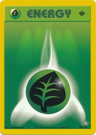 Grass Energy (108/111) [Neo Genesis Unlimited] | Good Games Cannington