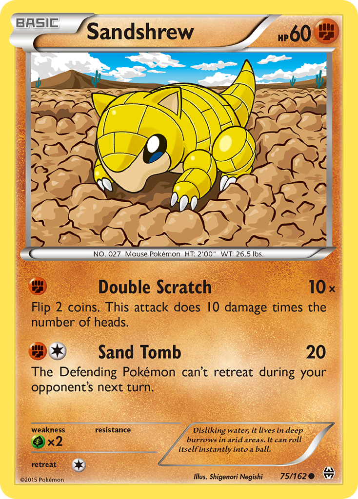 Sandshrew (75/162) [XY: BREAKthrough] | Good Games Cannington