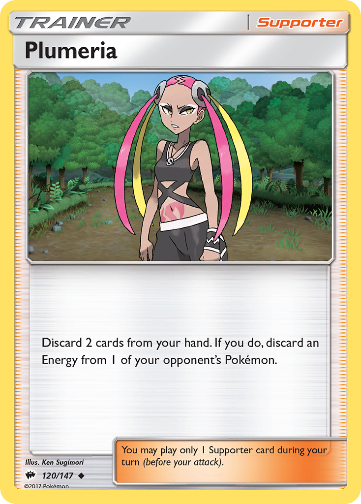 Plumeria (120/147) [Sun & Moon: Burning Shadows] | Good Games Cannington