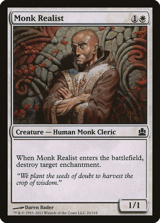 Monk Realist [Commander 2011] | Good Games Cannington