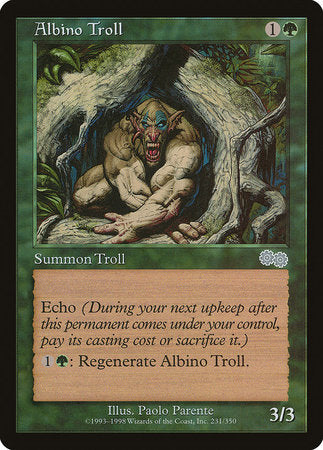 Albino Troll [Urza's Saga] | Good Games Cannington