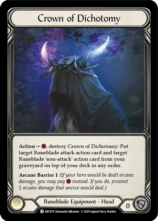 Crown of Dichotomy [U-ARC079] Unlimited Rainbow Foil | Good Games Cannington