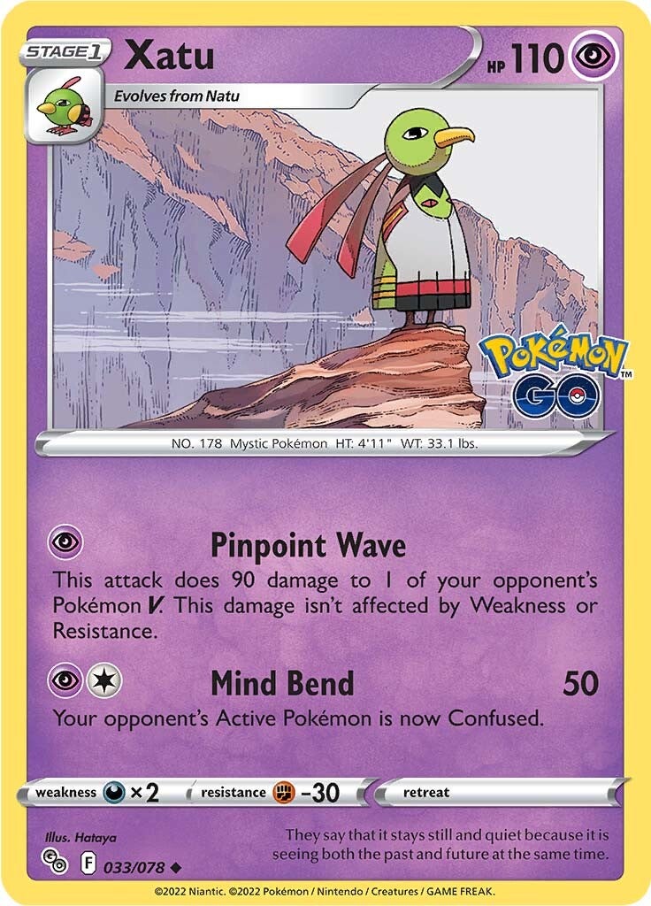 Xatu (033/078) [Pokémon GO] | Good Games Cannington