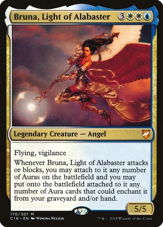 Bruna, Light of Alabaster [Commander 2018] | Good Games Cannington