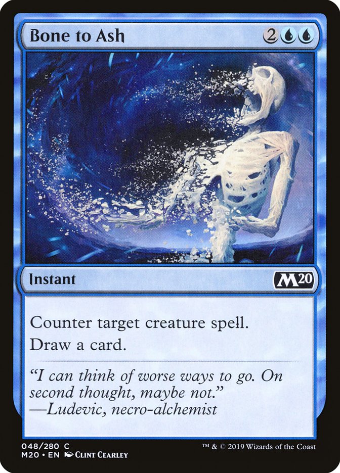 Bone to Ash [Core Set 2020] | Good Games Cannington