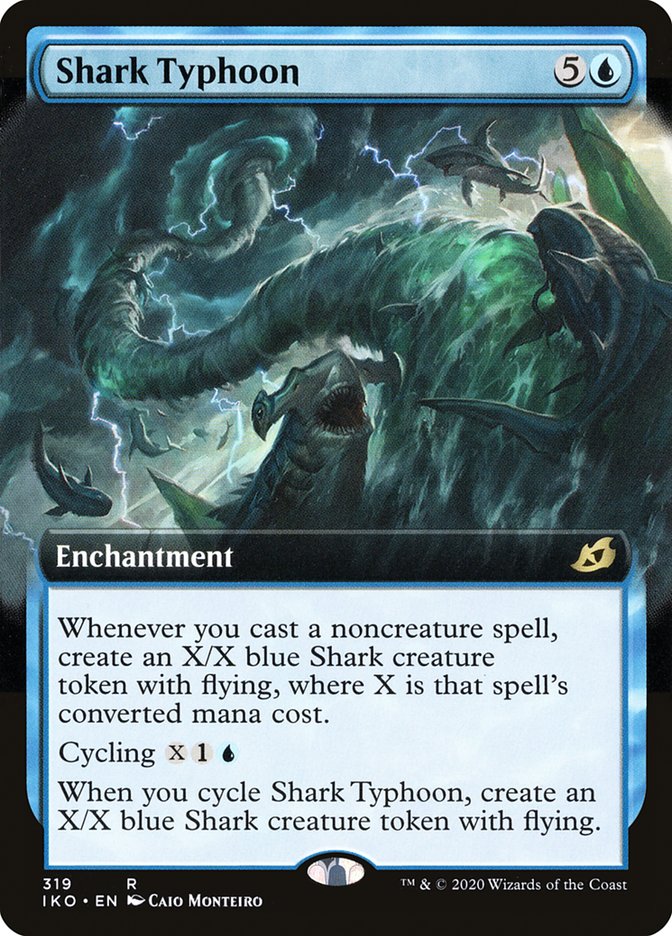 Shark Typhoon (Extended Art) [Ikoria: Lair of Behemoths] | Good Games Cannington