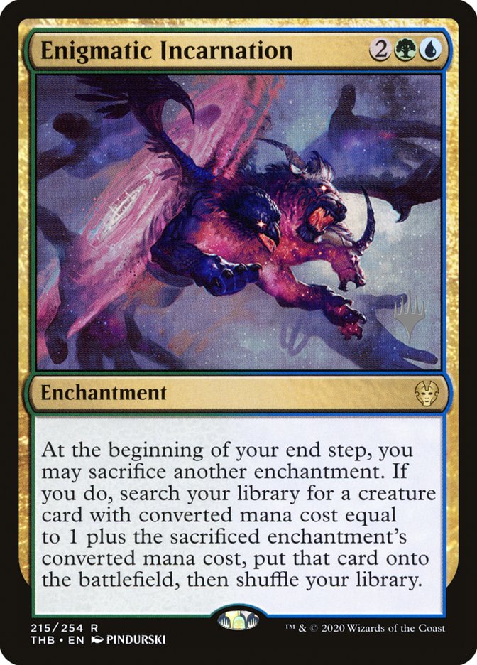 Enigmatic Incarnation (Promo Pack) [Theros Beyond Death Promos] | Good Games Cannington