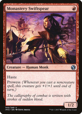 Monastery Swiftspear [Iconic Masters] | Good Games Cannington