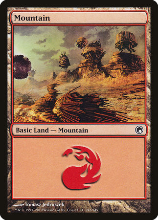 Mountain (245) [Scars of Mirrodin] | Good Games Cannington