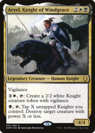 Aryel, Knight of Windgrace [Dominaria] | Good Games Cannington