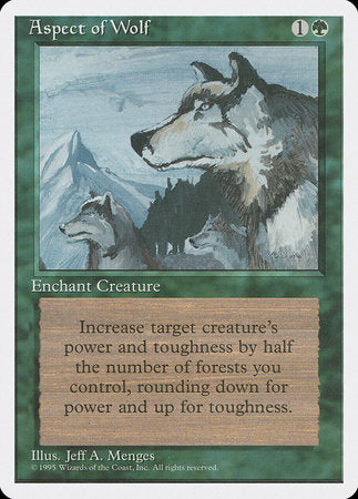 Aspect of Wolf [Fourth Edition] | Good Games Cannington