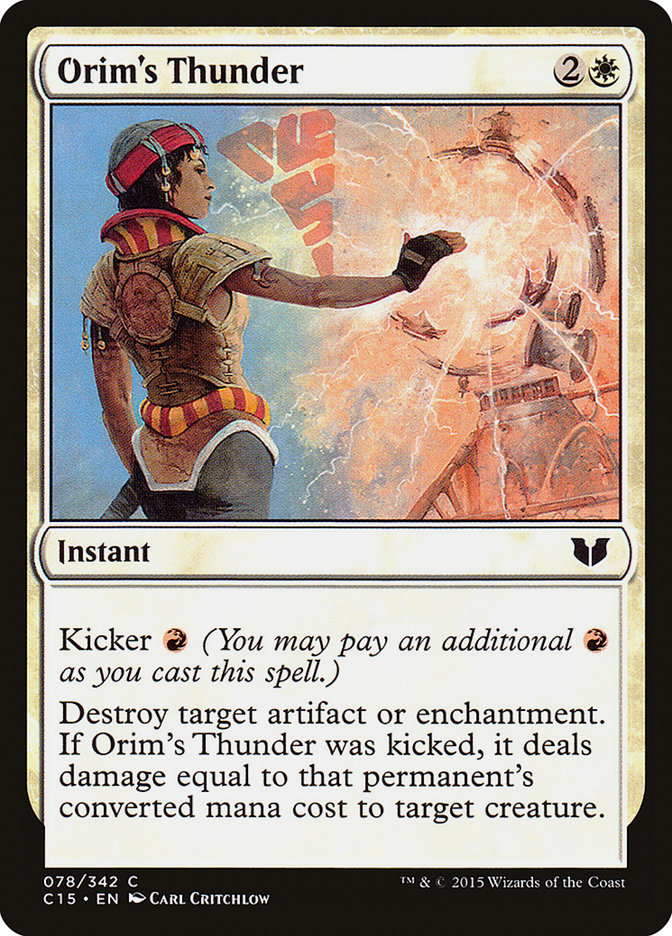 Orim's Thunder [Commander 2015] | Good Games Cannington