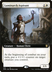 Luminarch Aspirant (Extended Art) [Zendikar Rising] | Good Games Cannington