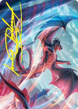 Galazeth Prismari Art Card (Gold-Stamped Signature) [Strixhaven: School of Mages Art Series] | Good Games Cannington