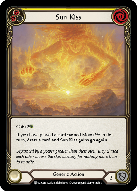 Sun Kiss (Yellow) [U-ARC213] Unlimited Rainbow Foil | Good Games Cannington