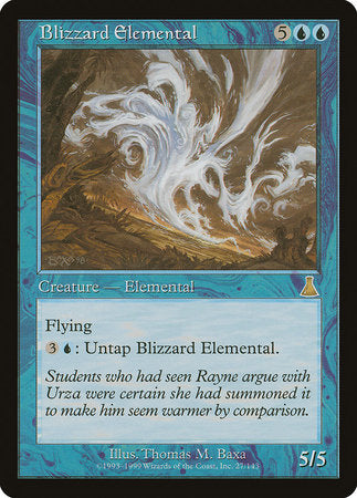 Blizzard Elemental [Urza's Destiny] | Good Games Cannington