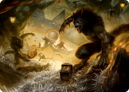 Storm the Festival Art Card [Innistrad: Midnight Hunt Art Series] | Good Games Cannington
