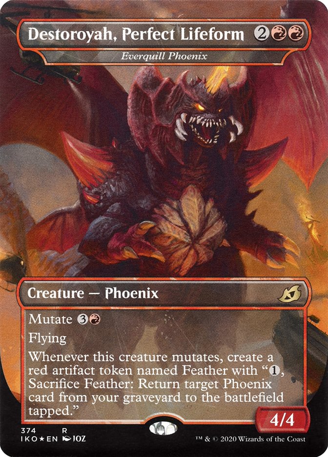 Everquill Phoenix - Destoroyah, Perfect Lifeform (Godzilla Series) [Ikoria: Lair of Behemoths] | Good Games Cannington