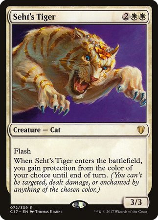 Seht's Tiger [Commander 2017] | Good Games Cannington