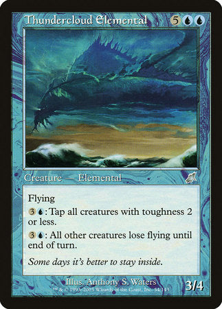 Thundercloud Elemental [Scourge] | Good Games Cannington