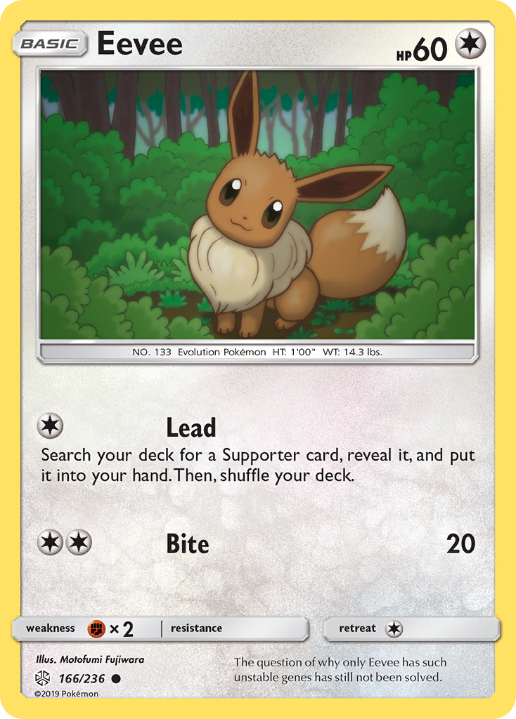 Eevee (166/236) [Sun & Moon: Cosmic Eclipse] | Good Games Cannington