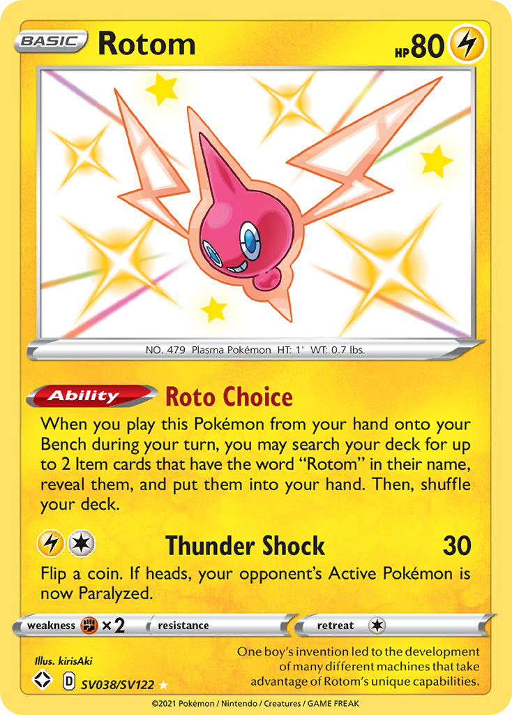 Rotom (SV038/SV122) [Sword & Shield: Shining Fates] | Good Games Cannington