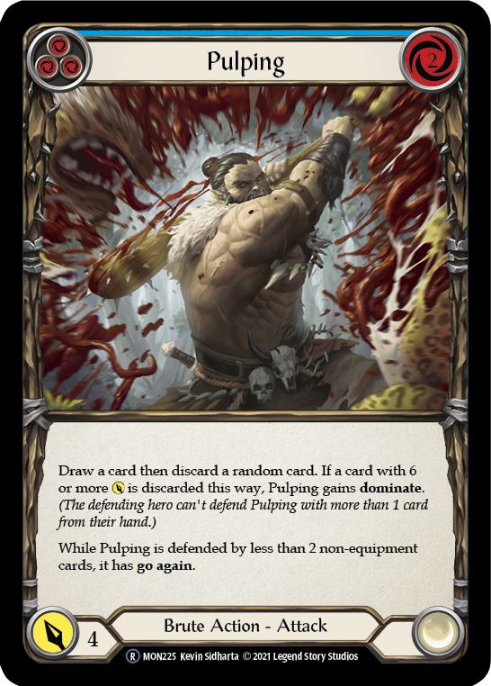 Pulping (Blue) [U-MON225-RF] Unlimited Rainbow Foil | Good Games Cannington